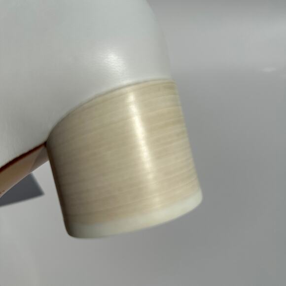 MM6 Maison Martin Margiela White Lambskin Anatomic 45 Ankle Boots 37 NIB $550 - Picture 16 of 16